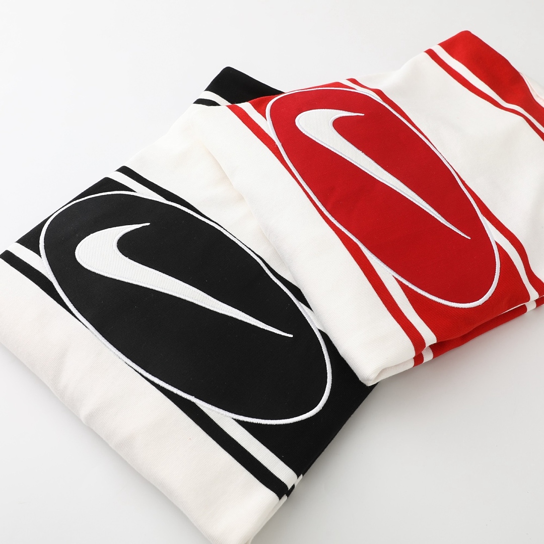 Ralph Lauren 368 Collab SS25 Stripe Rugby Logo Striped Long Sleeve Polo Mens Womens : Black White Red S M L - Image 12