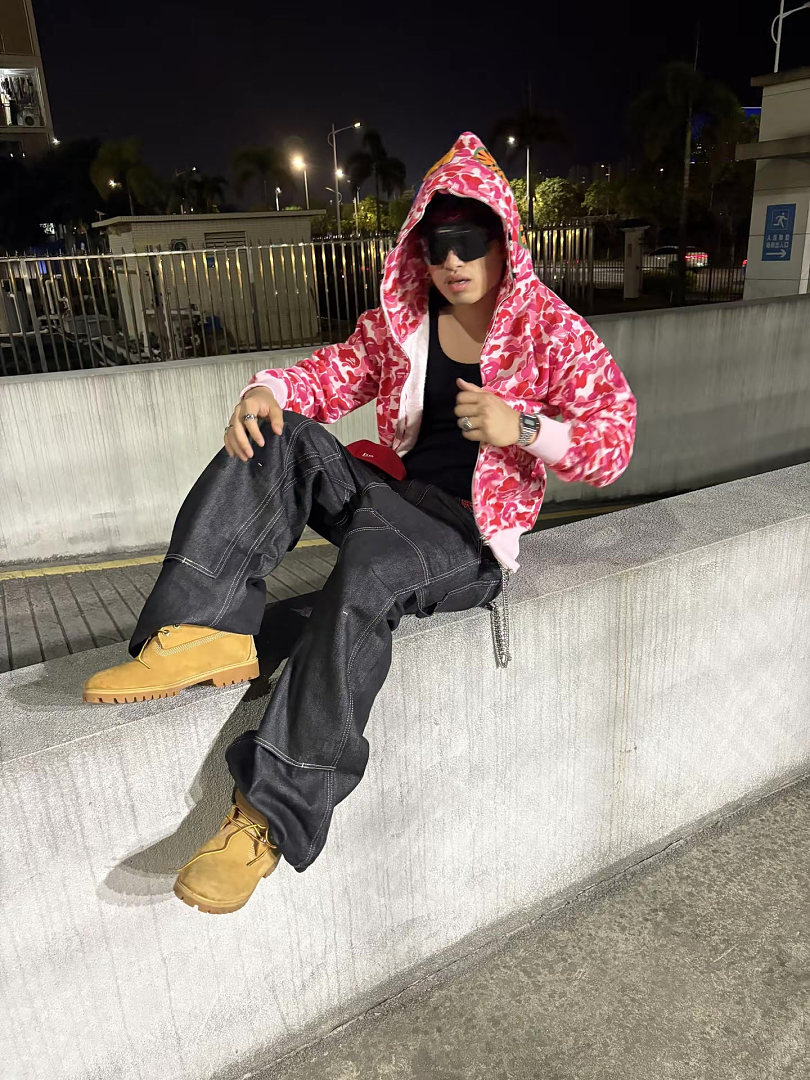 Bape 438 : Green Camo Red Yellow Purple Pink Blue Grey White Black S-XL - Image 80