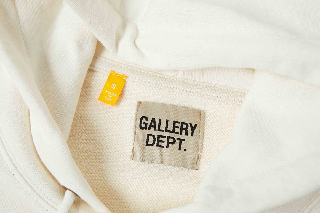 Celine 238 GALLERY DEPT STOP BEING RACIST REVERSIBLE ATK HOODIE GD Label True Surface Print : White S M L - Image 5