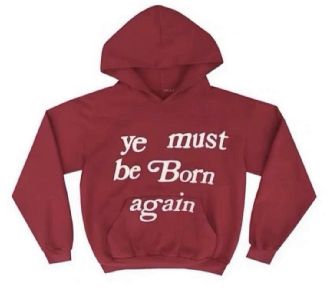 Unbranded 218 CPFM YE MUST BE BORN AGAIN HOODIE Velvet : Black Brown Dark Grey Ink Green Color Blue Yellow Bright Red Orange Purple S M L - Image 8