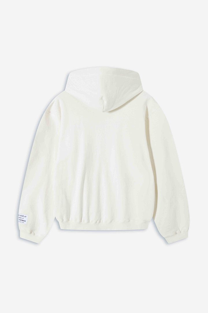 Celine 238 GALLERY DEPT STOP BEING RACIST REVERSIBLE ATK HOODIE GD Label True Surface Print : White S M L - Image 3