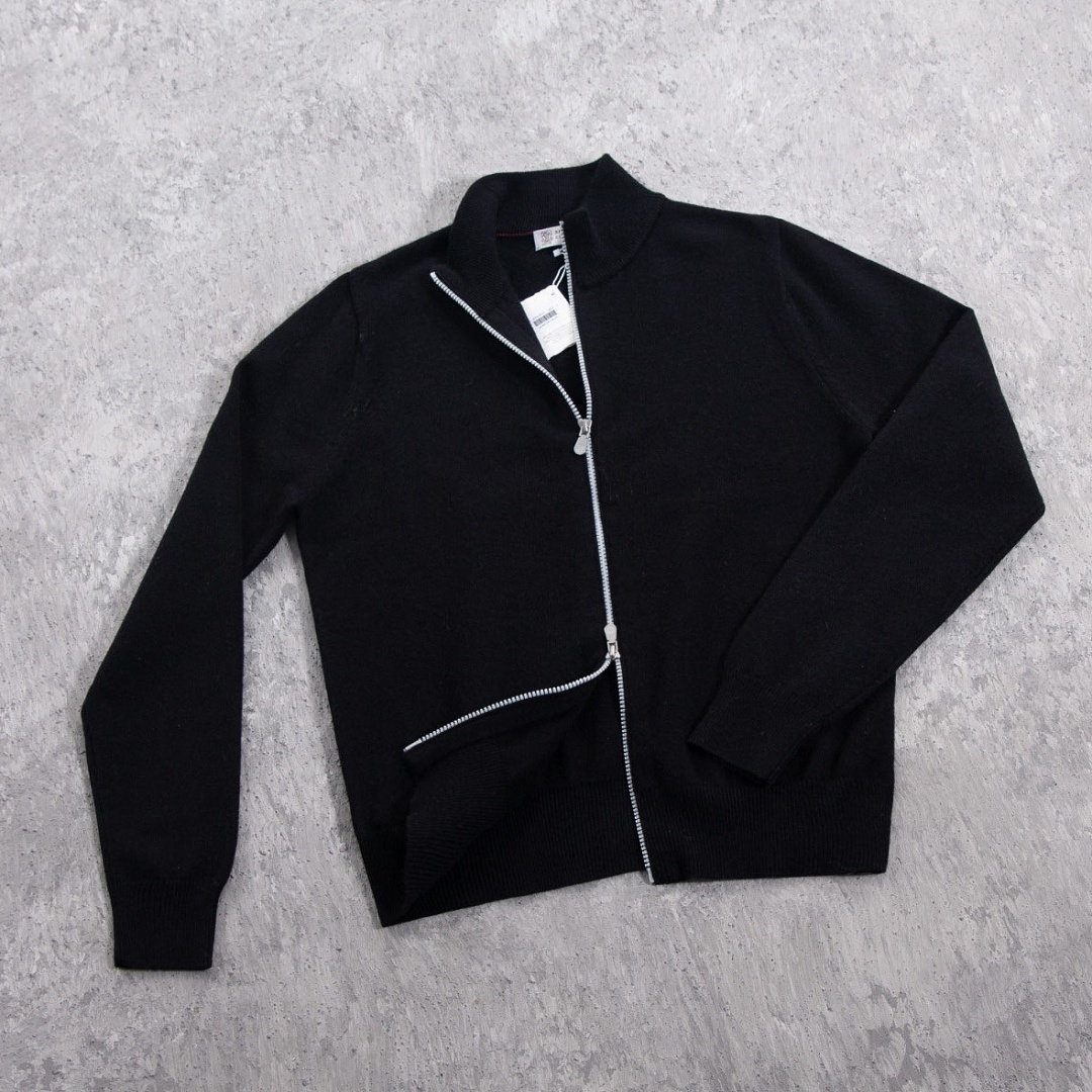Unbranded 298 Solid High Collar Fleece : White Black Grey S-XL - Image 8