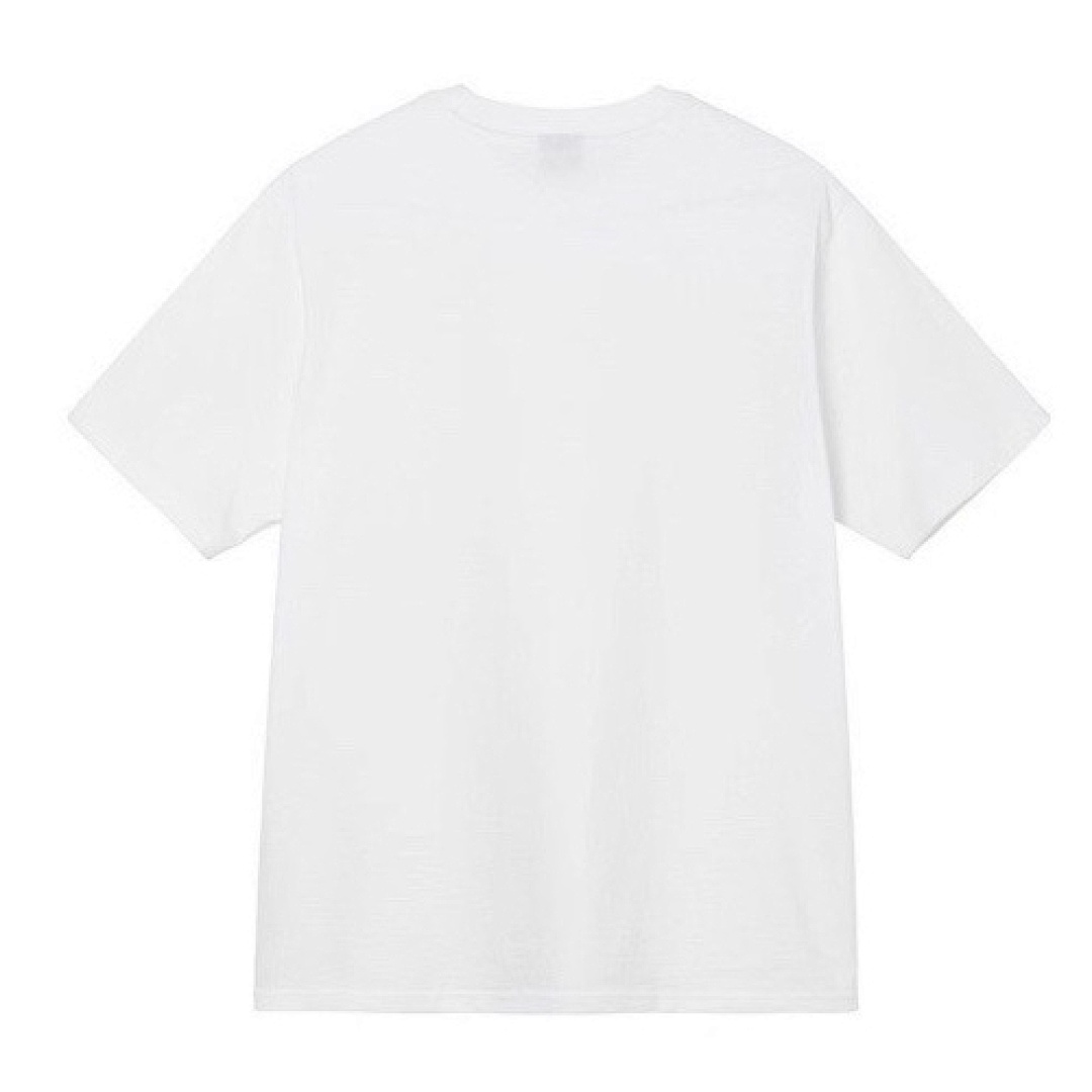 Stussy 108 Stussy Logo Print Short Sleeve T : Black White Yellow S Ｍ L XL - Image 5