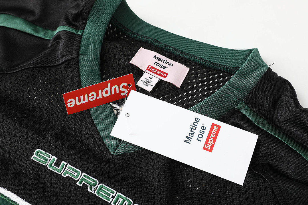 Supreme 298 Martine Rose Collab Short Sleeve Mens Womens : White, Black S-XL - Image 17