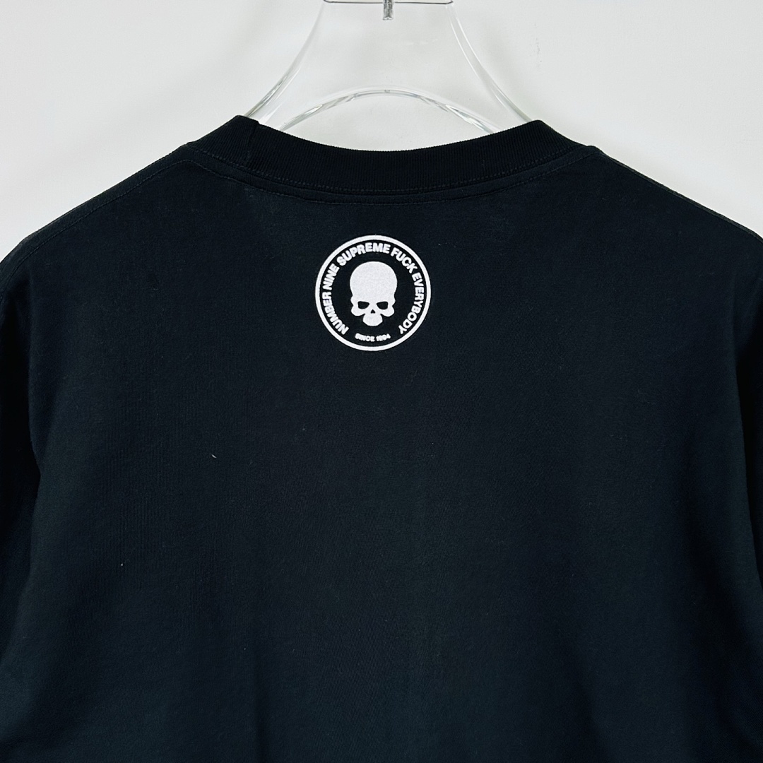Supreme 138 NUMBER INE Collab MANSON TEE Top Print Short Sleeve Black White S (N) - Image 9