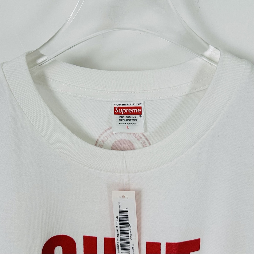 Supreme 138 NUMBER INE Collab SHUT UP TEE Short Sleeve Black White S (N) - Image 17