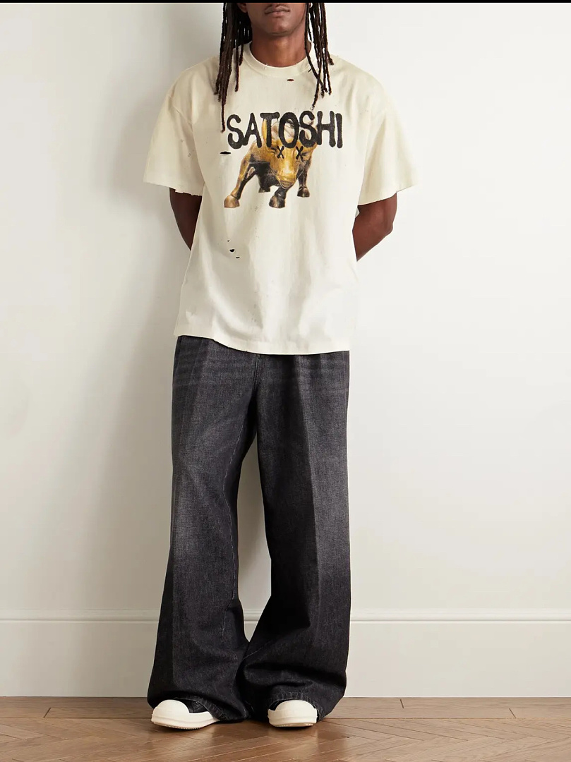 Off-White 128 Satoshi Nakamoto Copper Ink T : Off White S M L - Image 12