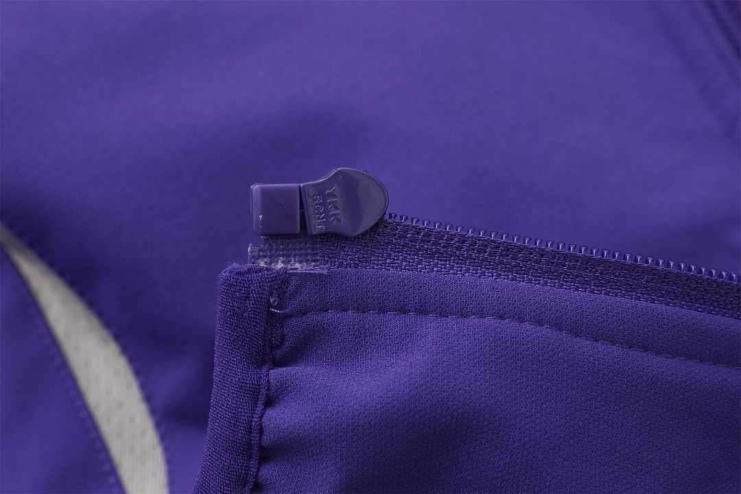 Balenciaga 398 Collab SS25 WEEK4 Track Jacket Sleeve Embroidered Logo : Black Purple :S-XL - Image 35