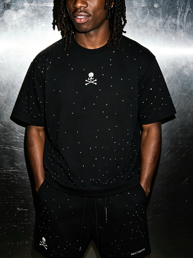 Unbranded 198 Mastermind Japan MMJ Diamond Short : S M L XL (Black) - Image 15