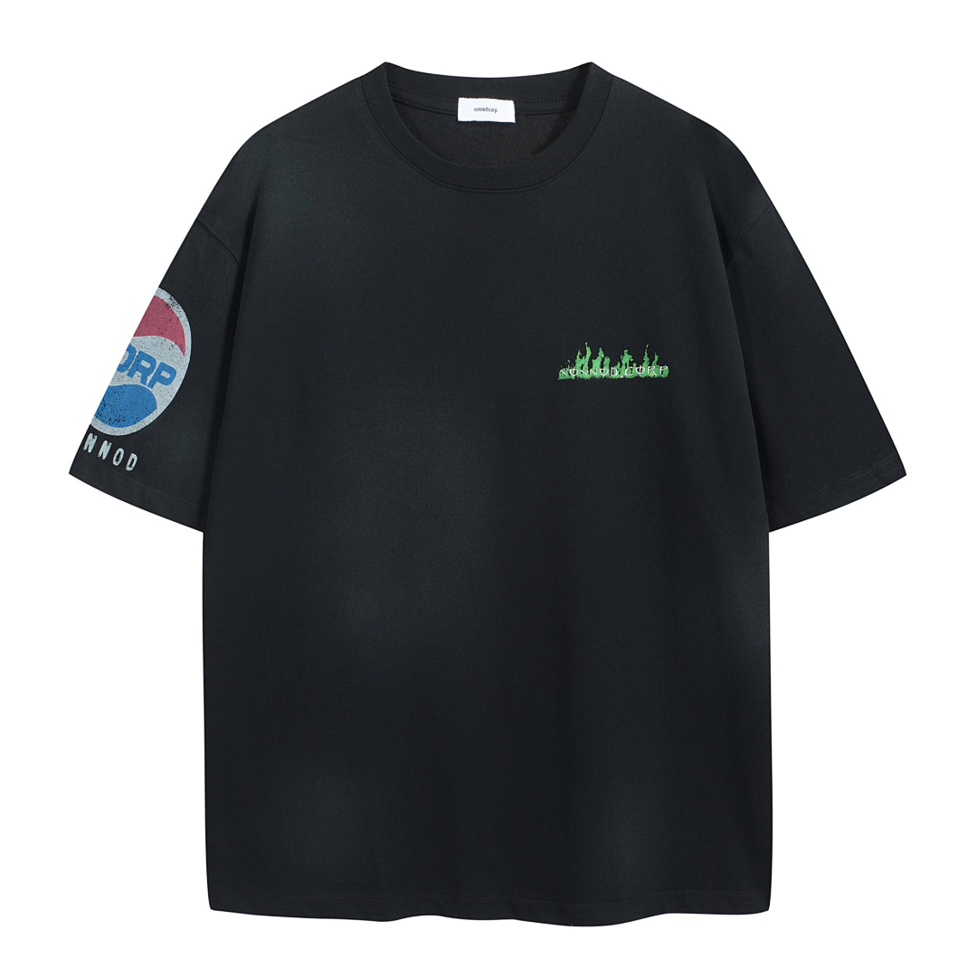 On Running 128 NONNOD Print Short Sleeve T Black 1 2 3 8051# - Image 3