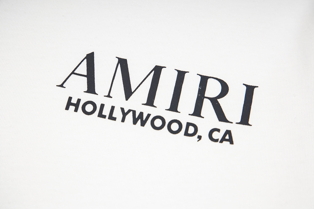 AMIRI 138 Wide Version Model Long Sleeve T Black White S M L XL 602# - Image 21