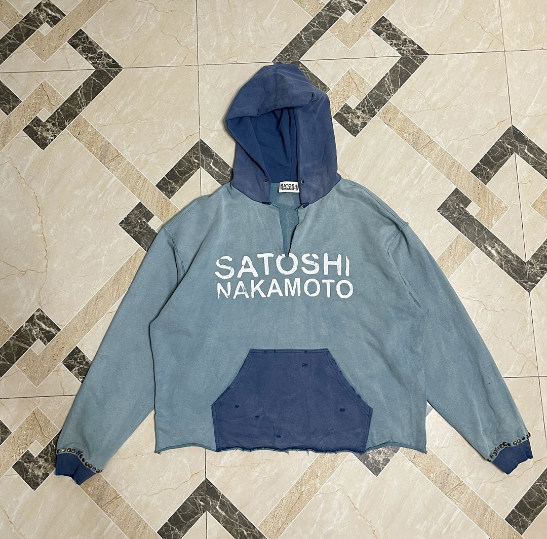 Unbranded 258 SatoshiNakamoto Destructo : Purple Green Washed Black S M L - Image 24