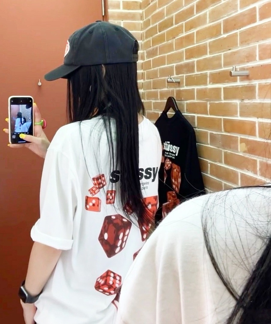 Stussy 108 STU SS25 ROLLERS HOODIE Print Collar Short Sleeve T : White Black S M L - Image 11
