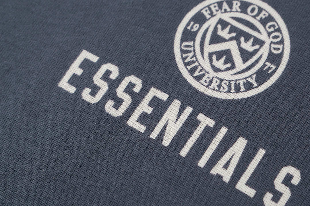 Essentials 118 ESS 24FW Print Short Sleeve T Sea Blue Black Dark Mist Grey XS-XL 6286# - Image 55
