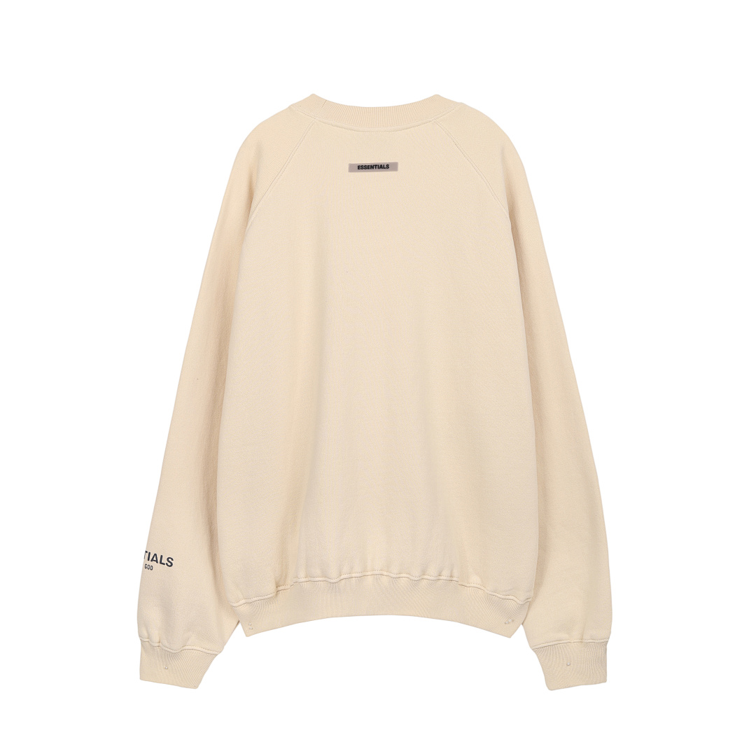 Essentials 98 FEAR OF GOD ESSENTIALS FOG Sleeve LOGO Collar White Blue Light Black Apricot High Grey Camel S-XL 6675# - Image 89