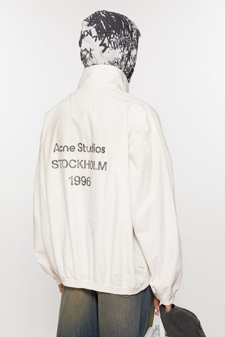 Off-White 288 AC Logo Zipper Jacket Print Wind Black Off White S-XL 3396# - Image 51