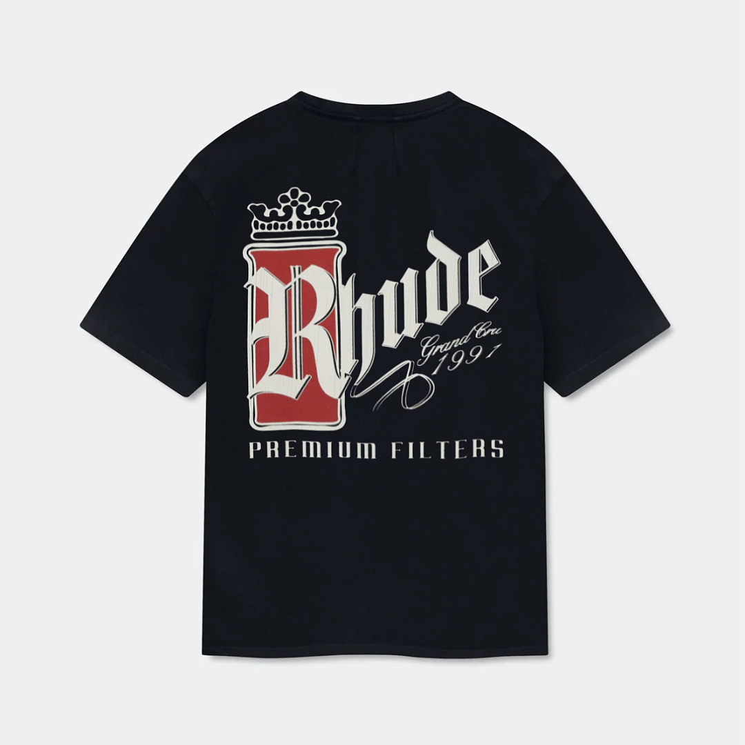 Unbranded 118 RHUD Double Print T : S M L XL (Black)