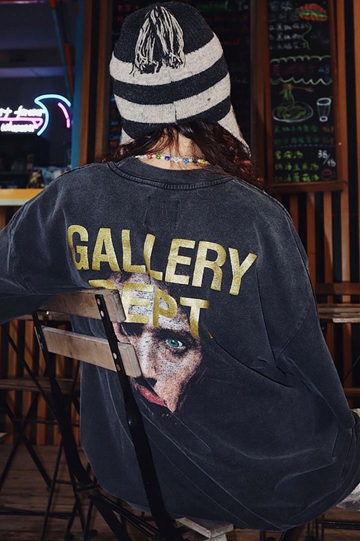 Gallery Dept 108 GALLERY DEPT. Print Short Sleeve T Black S-XL 3740# - Image 17