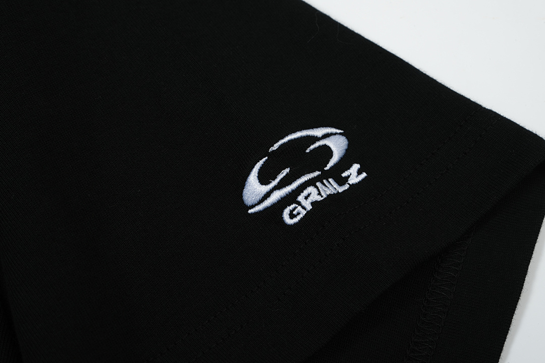 Unbranded 118 GRAILZ Logo Print Short Sleeve T Black White 1 2 3 G1906# - Image 9