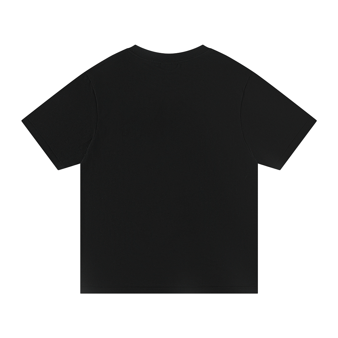 Bape 148 TOP Print Collar Short Sleeve T Black White S-XL - Image 4
