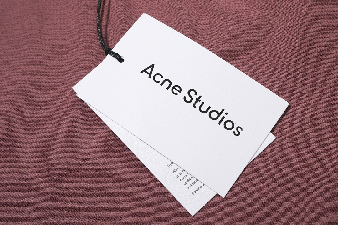 Acne Studios 108 AC Small Label LOGO Short Sleeve T Blue Black Yellow Water Purple S-XL 8040# - Image 15