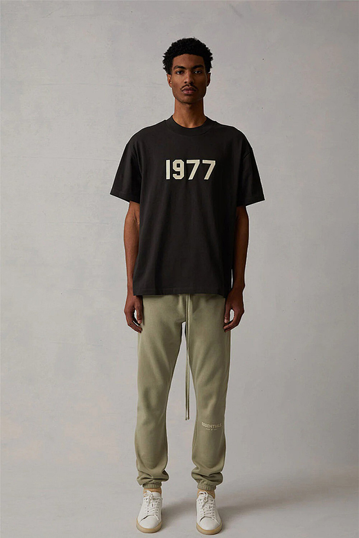 Puma 118 ESS 1977 TEE Gum Suede Print Short Sleeve T Black Iron Dark Oatmeal S-XL 6079# - Image 26