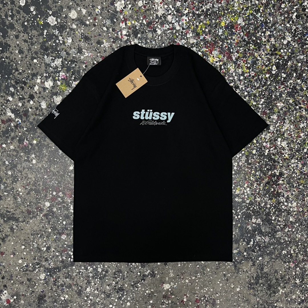 Stussy 108 Stussy City LOGO Short Sleeve T : Black White S Ｍ L XL - Image 10