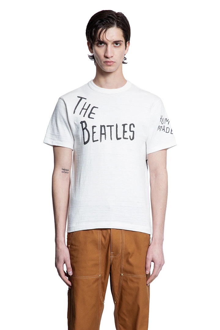 Human Made 118 HUMAN MADE BEATLES T-SHIRT Print Cotton Short Sleeve T : White S M L - Image 8