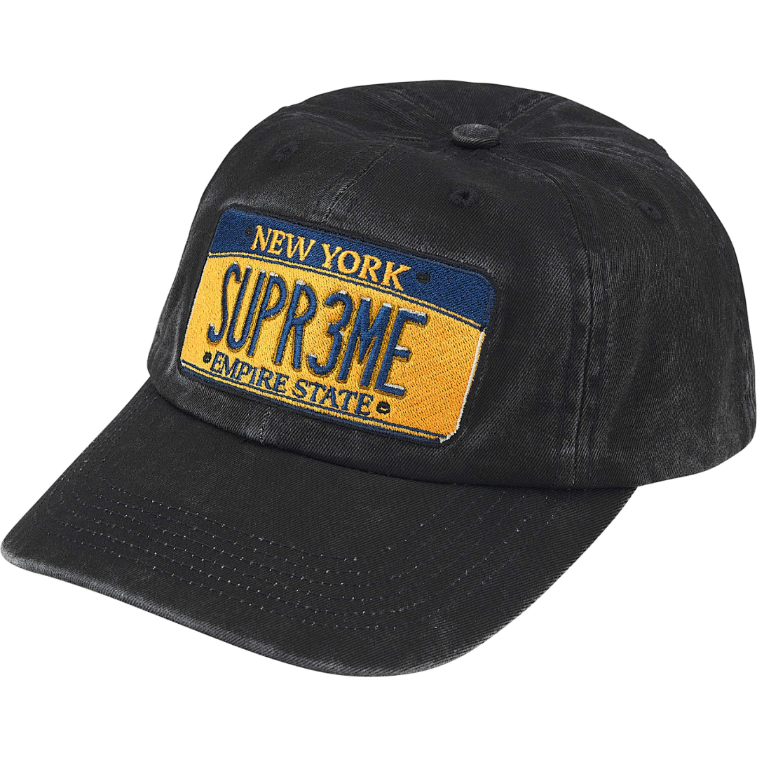 Supreme 138 SS25 LICENSE PLATE (Black) - Image 3