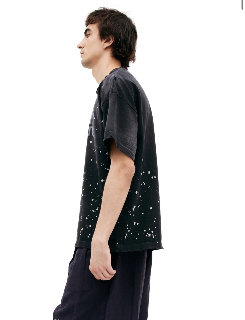 Unbranded 138 Satoshi Nakamoto Splatter Tee Ink T : Washed Black S M L - Image 15