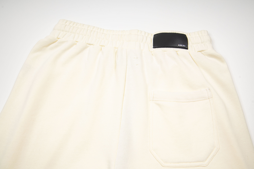 AMIRI 148 Logo Print Short Black Grey Cream Apricot S M L XL 9942# - Image 22