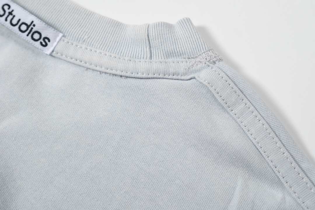 Acne Studios 108 AC Small Label LOGO Short Sleeve T Blue Black Yellow Water Purple S-XL 8040# - Image 55