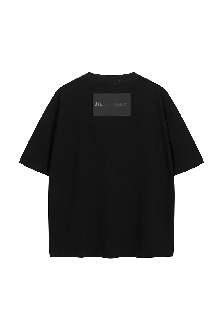 Unbranded 118 JIL Wind Leather Logo Short Sleeve T Black White S-L J9895# - Image 4