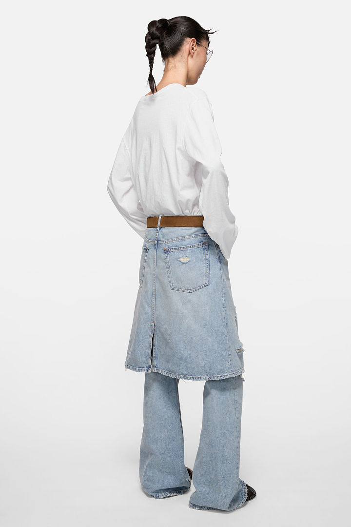 Acne Studios 128 AC Wind Print Short Sleeve T White S-XL 8216# - Image 19