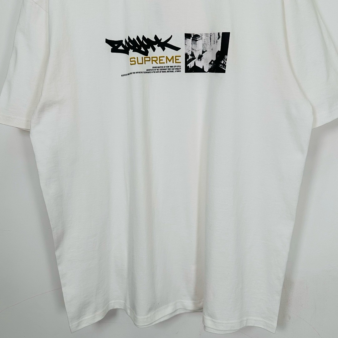Supreme 128 SUP X ZOO YORK DYNASTY TEE Print Short Sleeve T Black White S-XL - Image 16