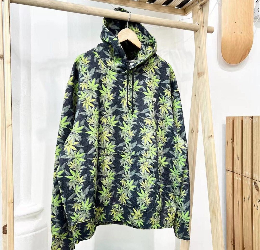 The North Face 338 TNF Collab FW23 THE LEAF HOODED Black (Green White S M L) - Image 6