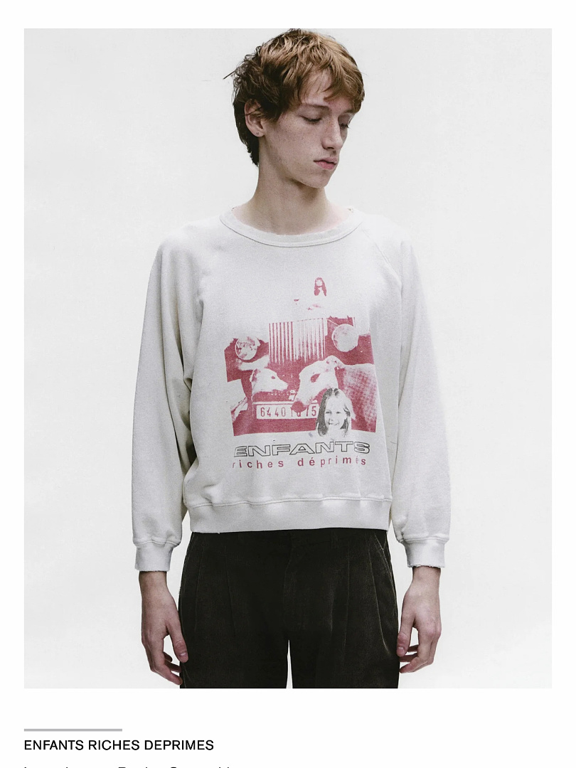 Enfants Riches Deprimes 198 Enfants Riches Deprimes Sleeve Boxy Short Wide Collar : S M L XL Apricot - Image 15