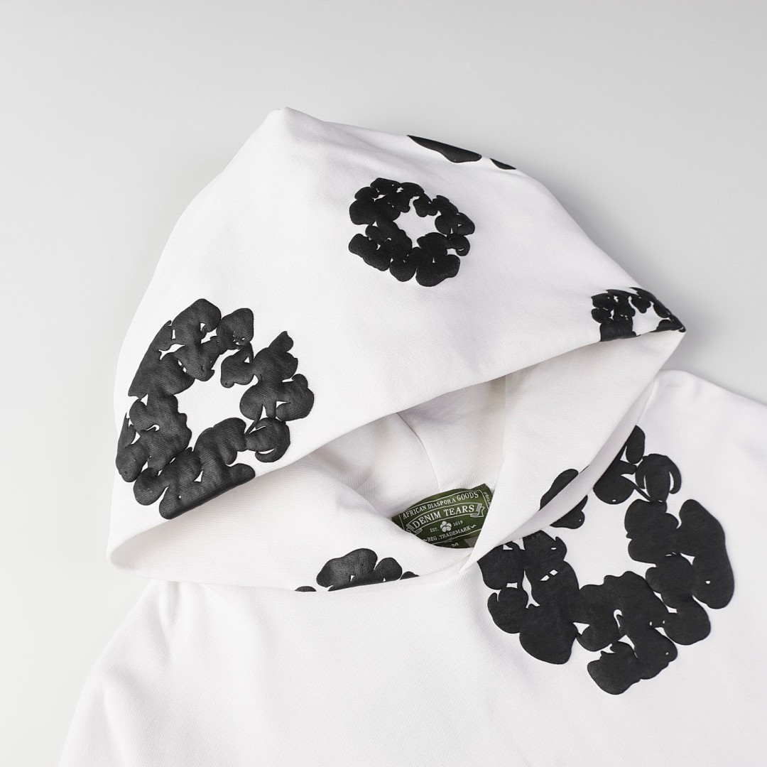 Unbranded 218 DENIM TEARS Cotton Floral Print Black Grey Blue Green Purple Red Orange Color Pink White Sky Coffee S-XL 6688# - Image 109