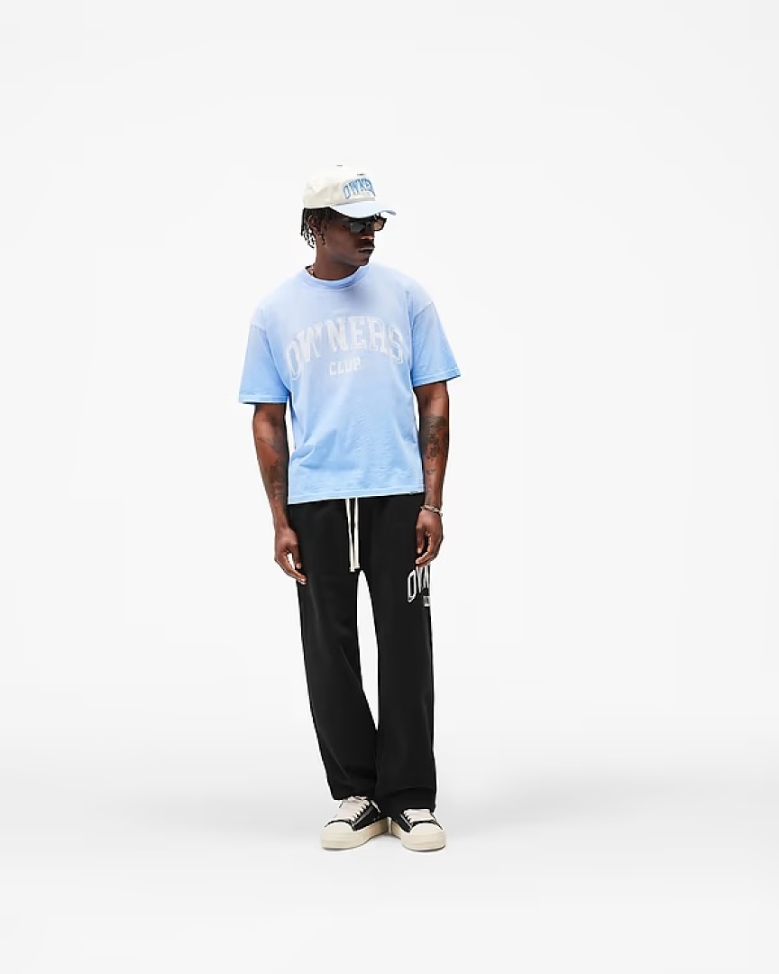 Off-White 128 REPRESENT New High Mens Womens Top Wide Short Sleeve T : S M L XL Washed Blue Off (White) - Image 27