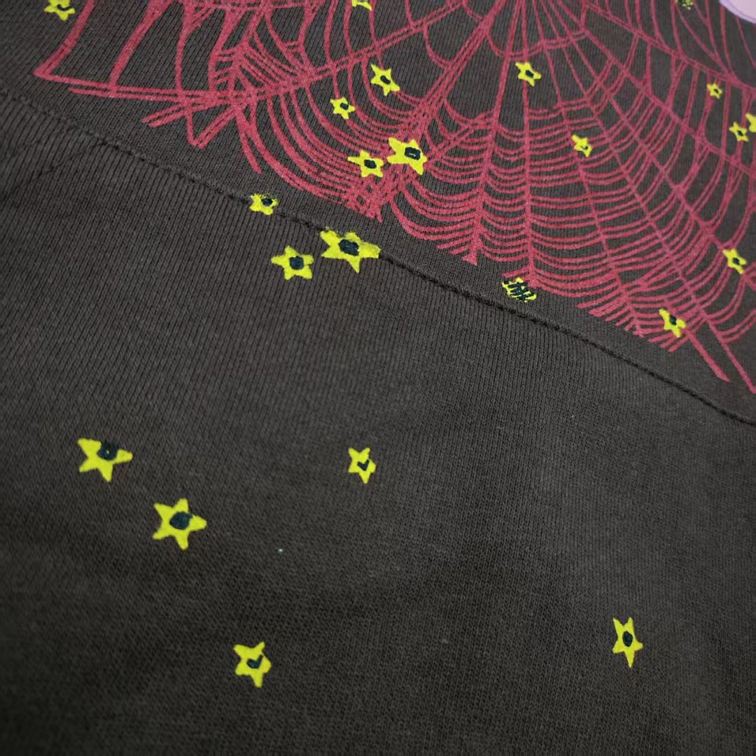 Sp5der HOODIE Brown Angel 555 Mens Womens Top : S-XXL - Image 20