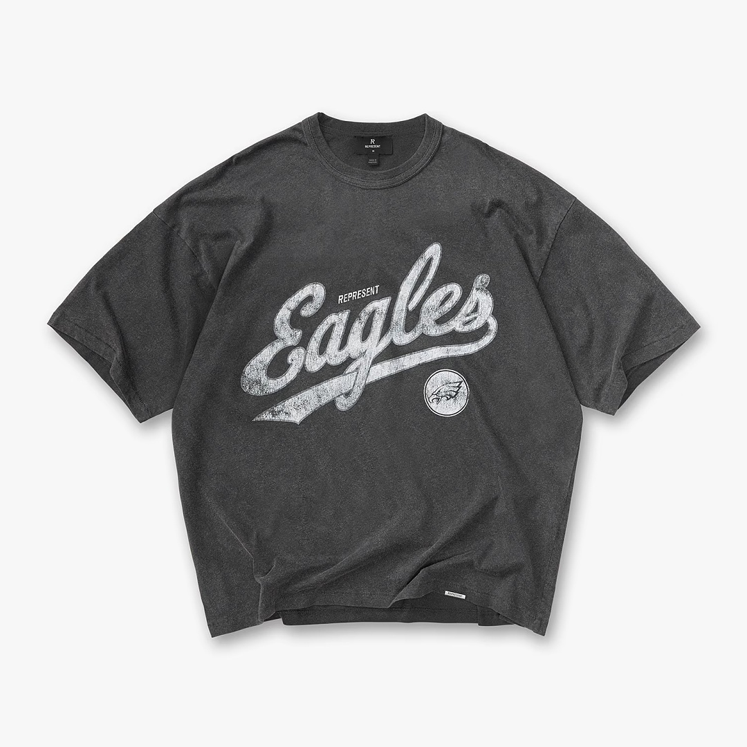 Represent 138 REPRESENT New High Mens Womens Top Water Wide Short Sleeve : S M L XL (Black)