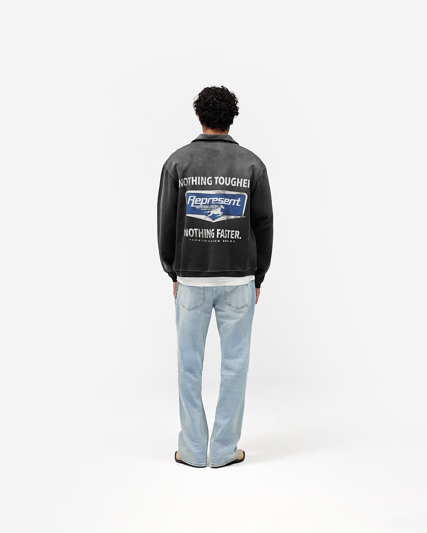 Ralph Lauren 218 Represent Washed Short Wide Polo Half : S M L XL (Black) - Image 15