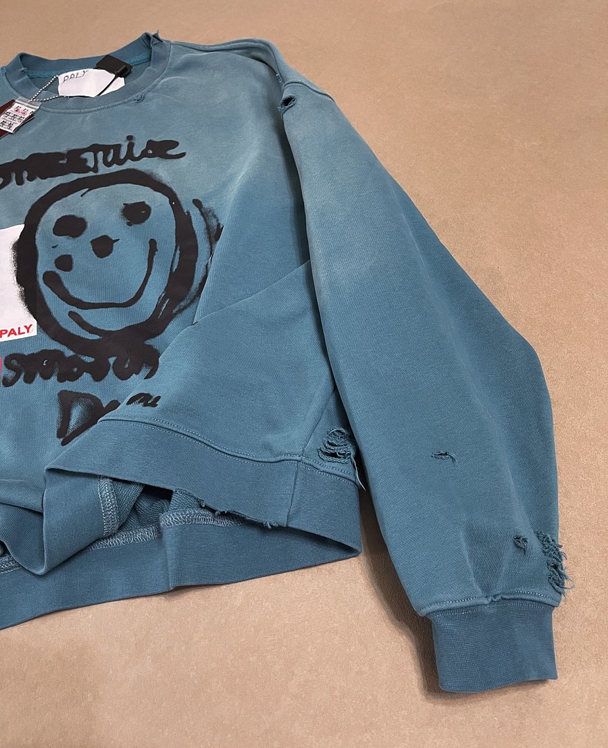 Unbranded 198 Paly Hollywood StreetwiseAirbrush Crewneck : Blue Green S M L - Image 14