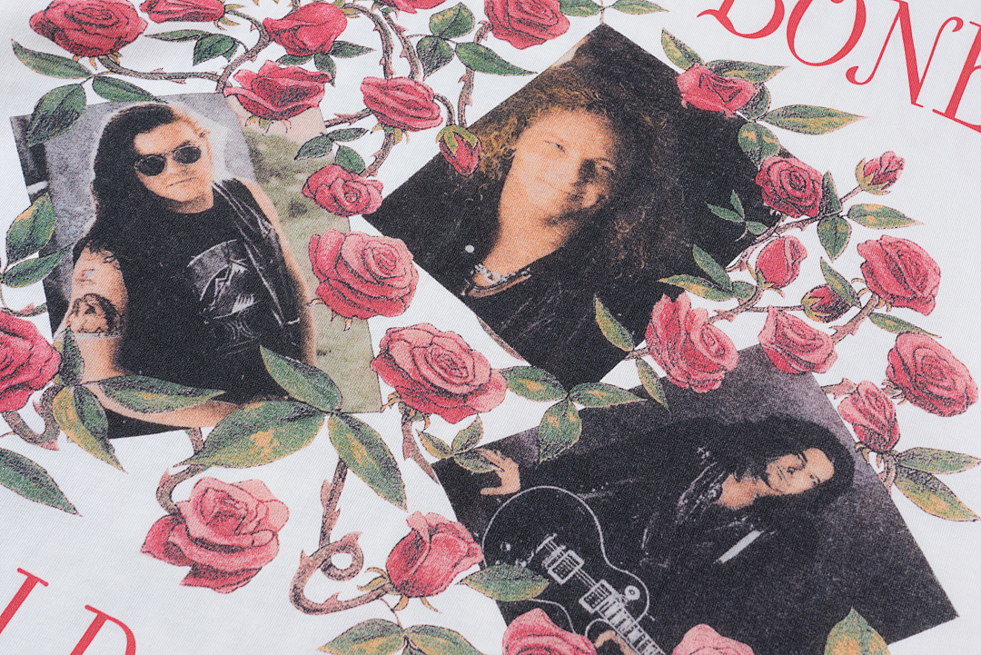 Unbranded 118 Vintage Tee GUNS N 'ROSES Floral Print Short Sleeve T White S-XL 3658# - Image 10