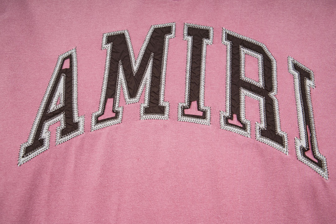 AMIRI 168 Wide Version Model Long Sleeve 2 Water T Black Ice Pink Mist Blue 607# - Image 19