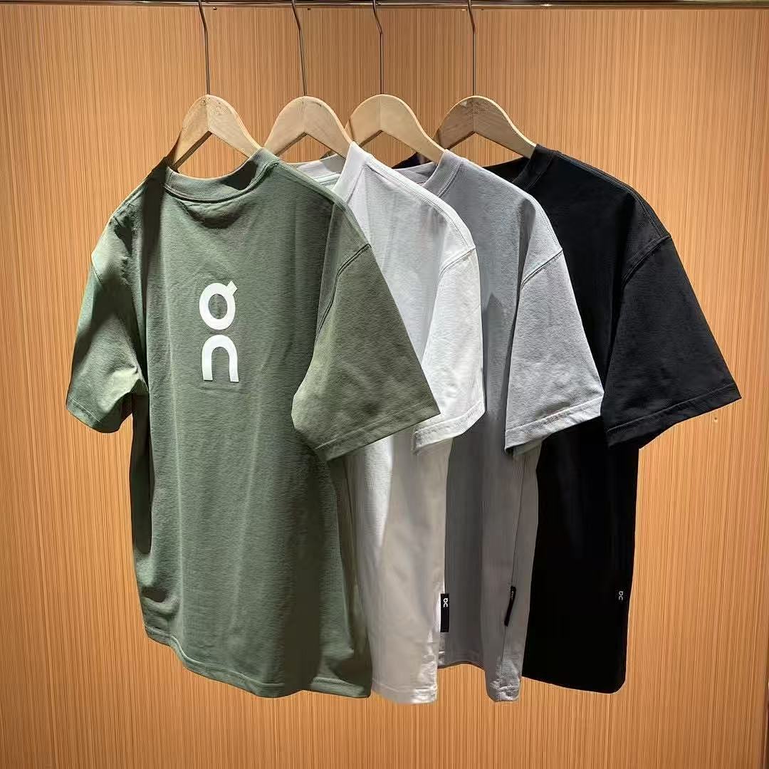 On Running 118 ON Print Short Sleeve T : White Black Grey Green M L XL - Image 25