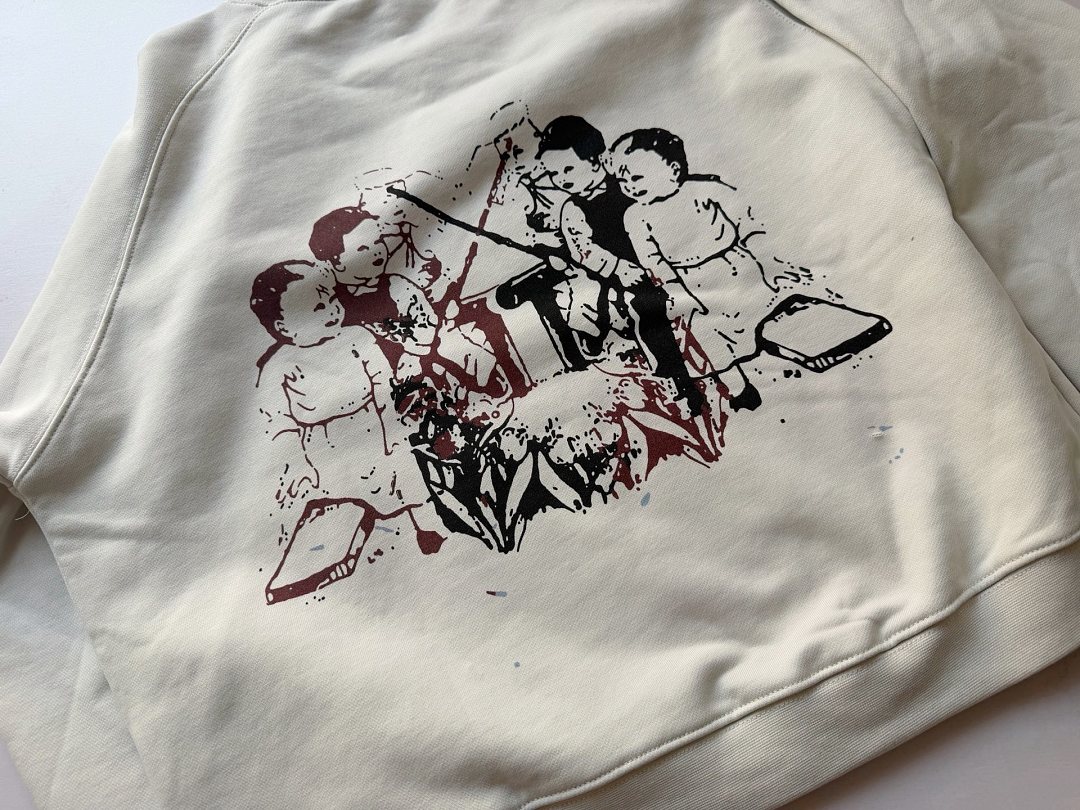 Enfants Riches Deprimes 198 Enfants Riches Deprimes Sleeve Boxy Short Wide Collar : S M L XL Apricot - Image 11