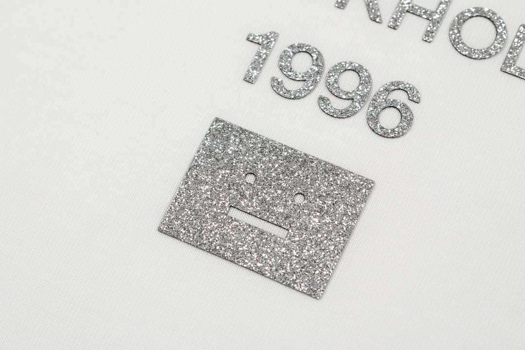 Acne Studios 118 AC Silver Print Short Sleeve T Black White S-XL 8066# - Image 27