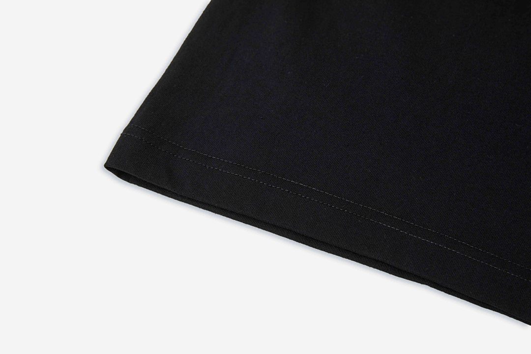 Stussy 108 Stu FW24 DNA TEE PIGMENT DYED LOGO Print Wide Collar Short Sleeve T Black White S M L - Image 10