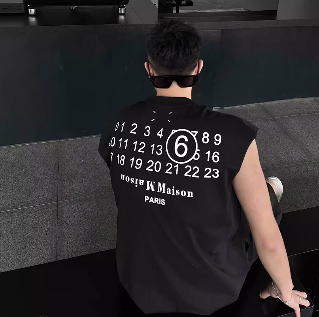 On Running 108 MM6 Maison Margiela LOGO Print T Black White 46 48 50 52 3968# - Image 37